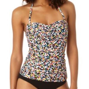 Anne Cole Multicolor Tankini Top